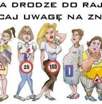 uwaga na znaki drogowe