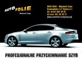 AUTO FOLIE Przyciemnianie szyb, folie na karoserie