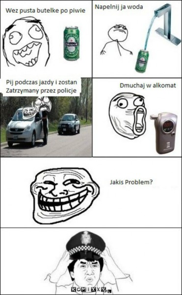 piwo alkomat i policja
